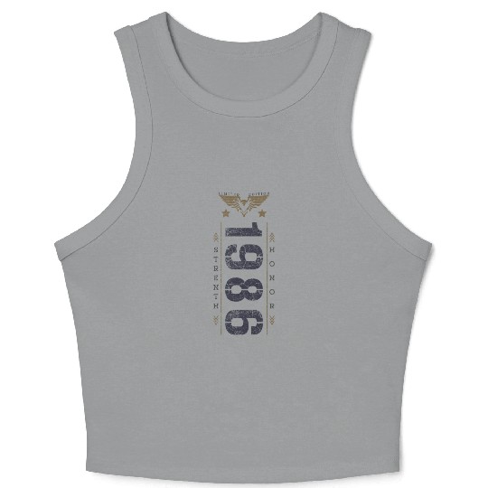 Limited Edition 1986 Birthday Strength and Honor Crop Tank Top