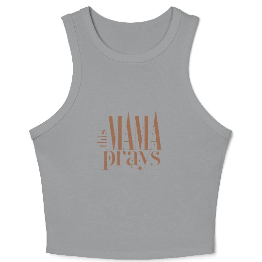 This Mama Prays Women's Softstyle Crop Tank Top, Christian M