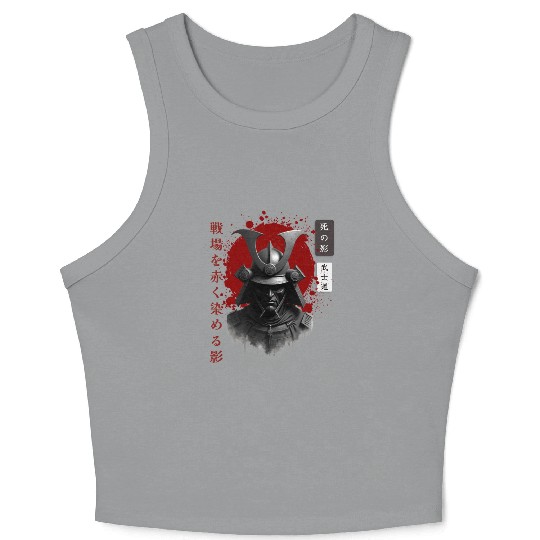 Oni Samurai Japanese Style Crop Tank Top