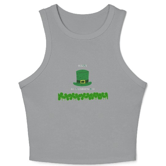 Vintage Irish Beer St. Patrick's Day Crop Tank Top