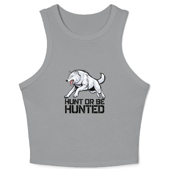 Alpha Wolf Crop Tank Top