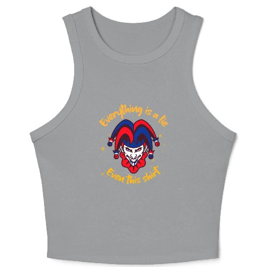 April 1st Prank Crop Tank Top Unisex Crop Tank Top | Fun Gift
