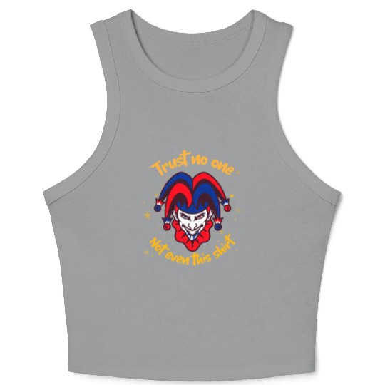 April 1st Prank Crop Tank Top Unisex Crop Tank Top | Fun Gift