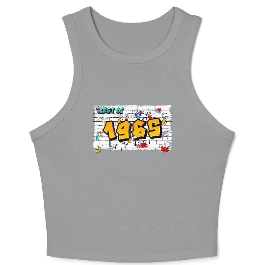 Iconic 1965 Graffiti – 60 Years of Timeless Crop Tank Top