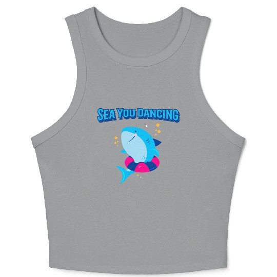 Dancing Shark | Sea you Dancing | Crop Tank Top