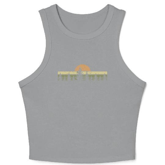 Sunrise Over the Pines Crop Tank Top