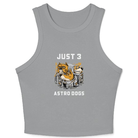 Just 3 Astro Dogs Best Selling Crop Tank Top