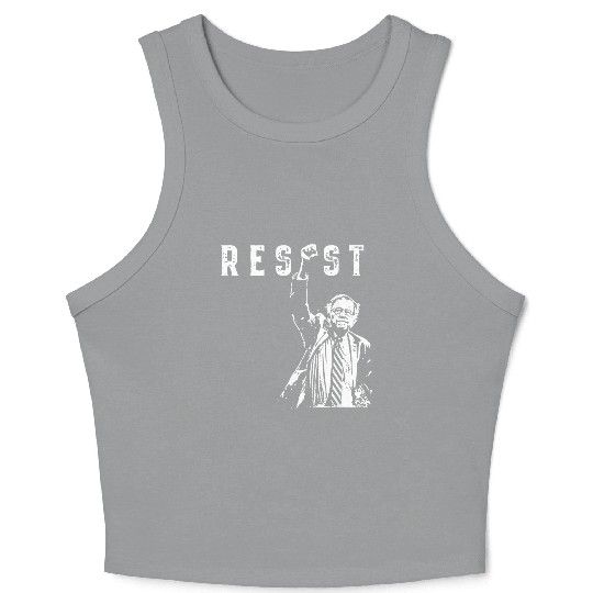 RESIST Bernie Sanders Freedom US National Service Crop Tank Top