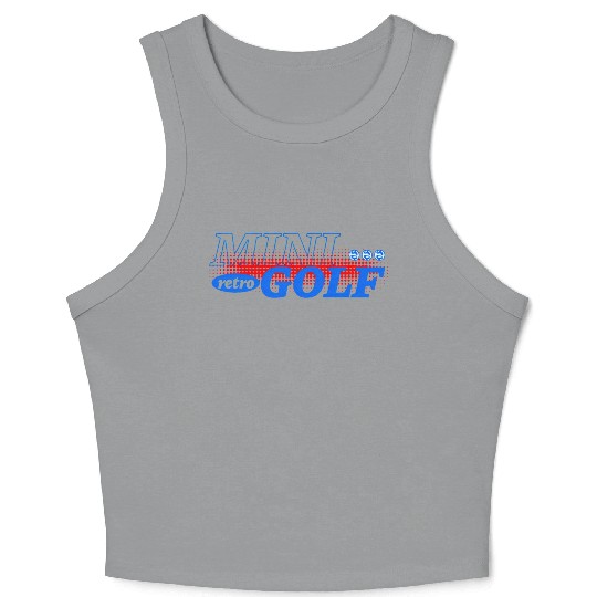 Mini golf retro Crop Tank Top