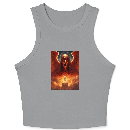 The Devil & The Angel: Crop Tank Top