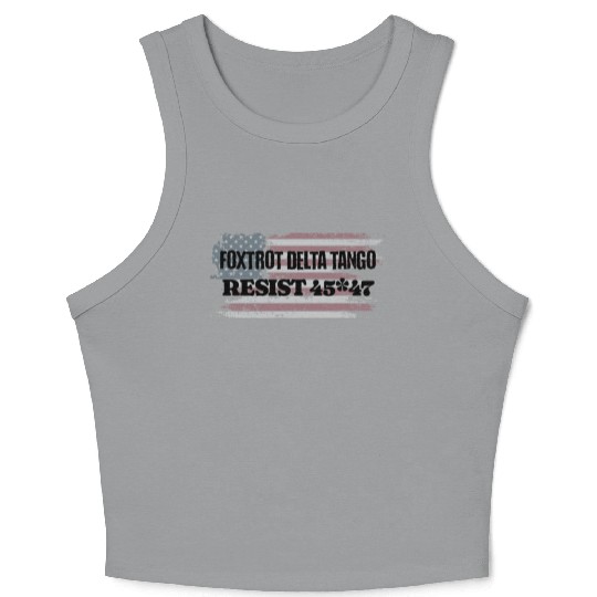 Foxtrot Delta Tango Crop Tank Top