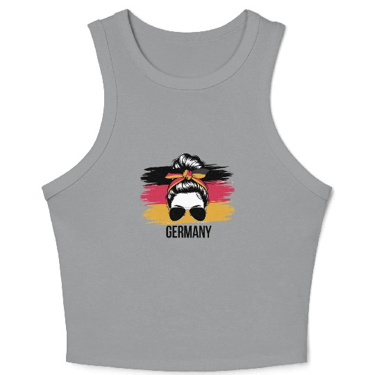 Celebrate Germany with Stylish Hair and Crop Tank Top