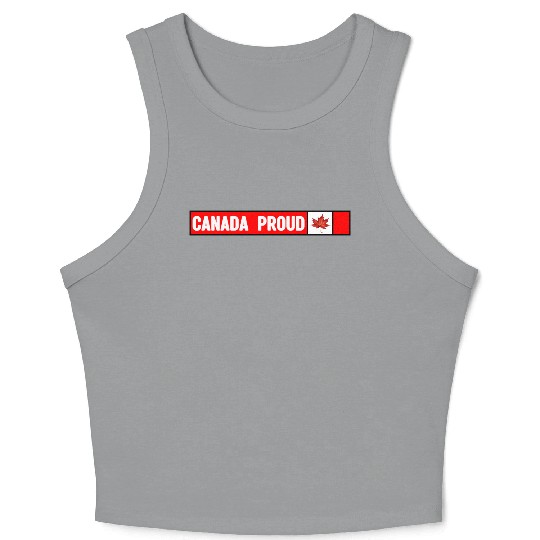 Canada Proud Crop Tank Top