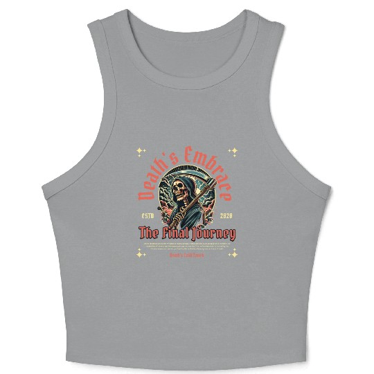 Death s Embrace Crop Tank Top