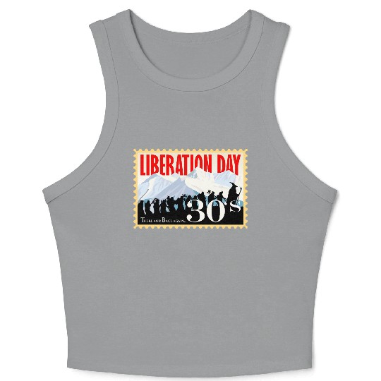 Liberation Day, There & Back Again 1930's Crop Tank Top