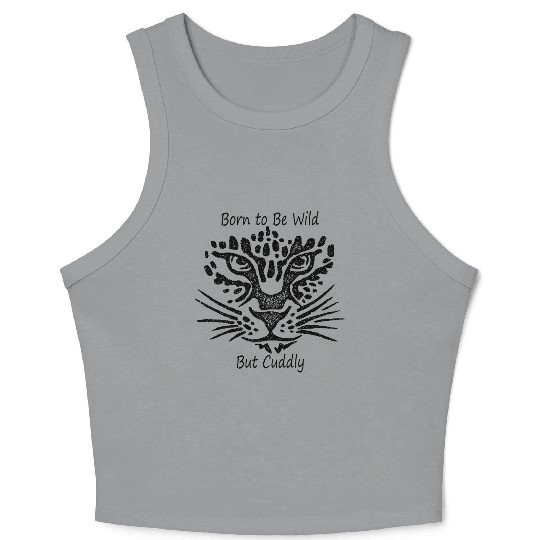 Born to Be Wild – But Cuddly Crop Tank Top