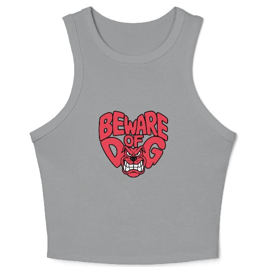 Beware of DOG Crop Tank Top