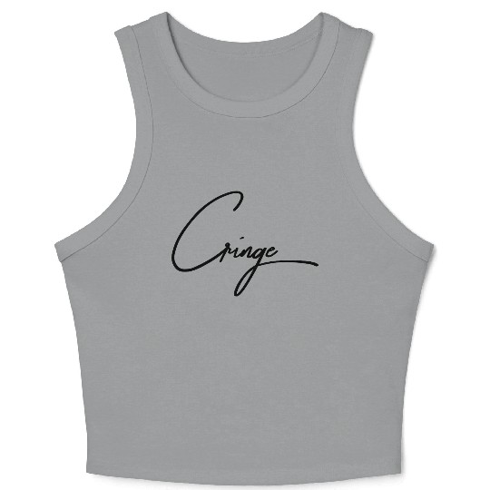 “That’s So Cringe” – Gen Z Mood Design Crop Tank Top