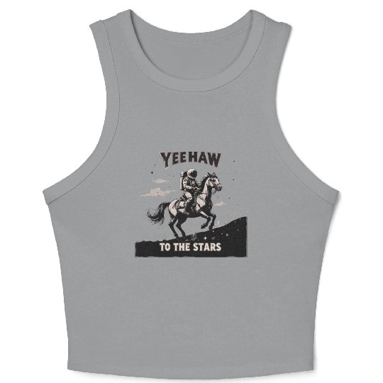 Space Cowboy Yeehaw Crop Tank Top