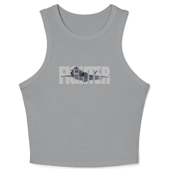 Fighter F-35 Lightning II Crop Tank Top