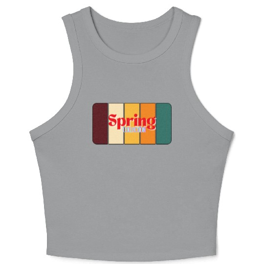 Spring cool Crop Tank Top