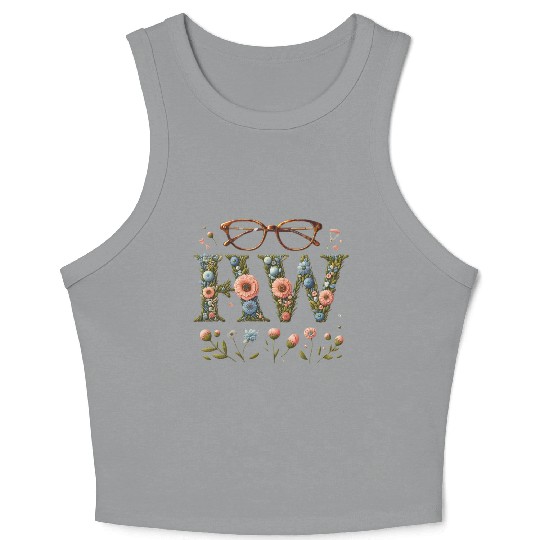 Floral Vision Crop Tank Top