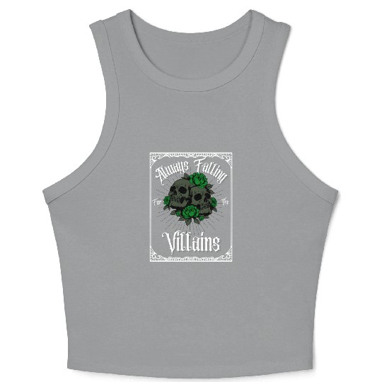 "Embrace the Dark Side – Iconic Villains Graphic T Crop Tank Top