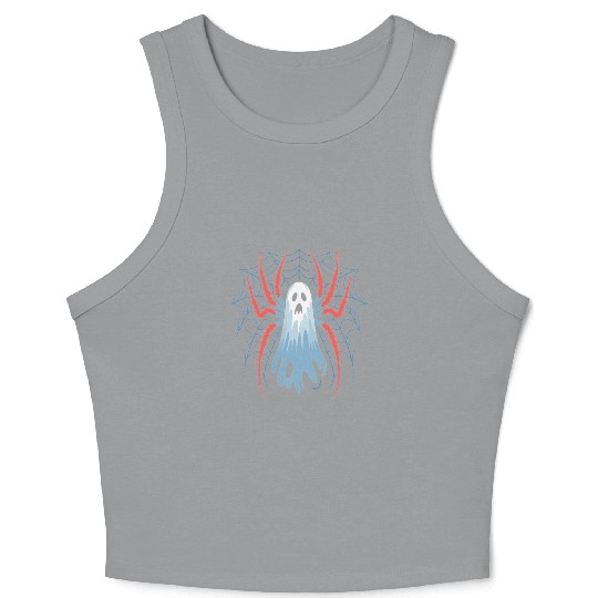 Ghost Spider Scream Crop Tank Top