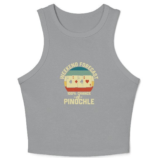 Weekend Forecast Pinochle Crop Tank Top