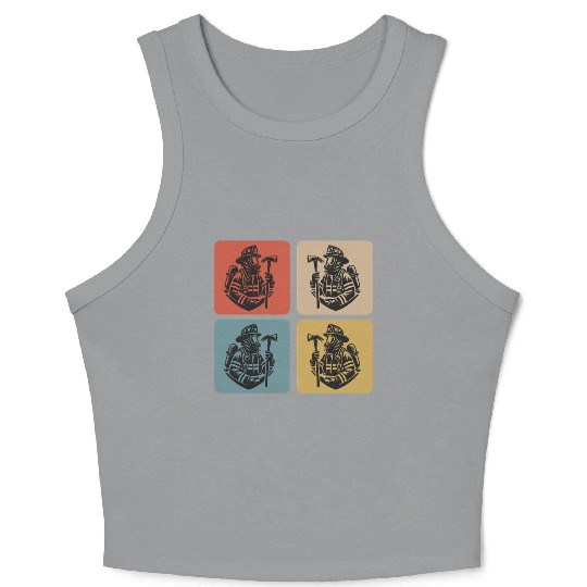 Fire Brigade - Heroes In Action Crop Tank Top