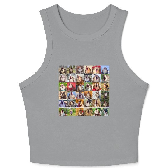 Bark Collage Crop Tank Top