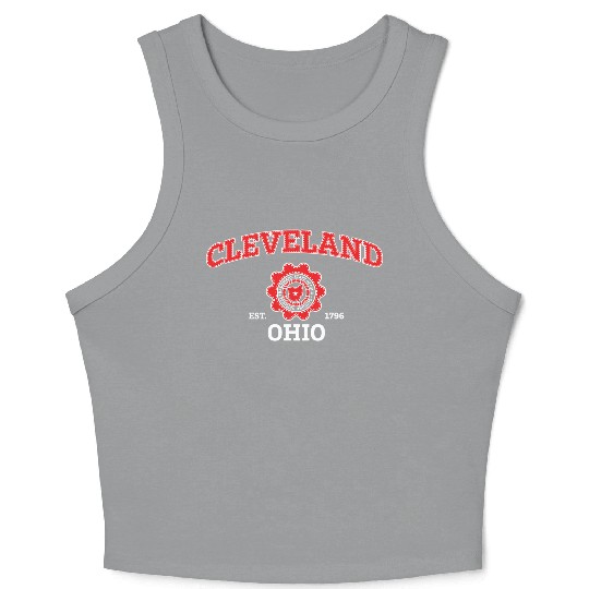 Cleveland Ohio Pride - Hometown Ohio Crop Tank Top
