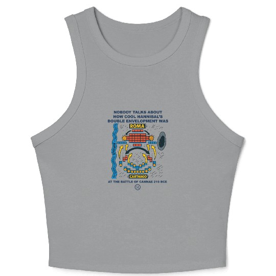 Military Tactic Appreciation - Double Envelopment Crop Tank Top
