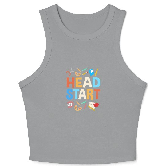 Head Start Crew School Teacher Crop Tank Top