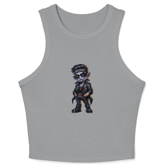 Street Fang – Urban Vampire Vibes Crop Tank Top