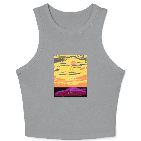 Summer Sunday Crop Tank Top