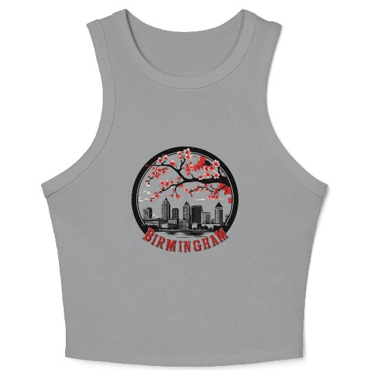 Birmingham City Albm skyline USA Crop Tank Top