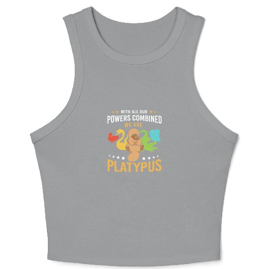 Animal Lover Platypus Crop Tank Top