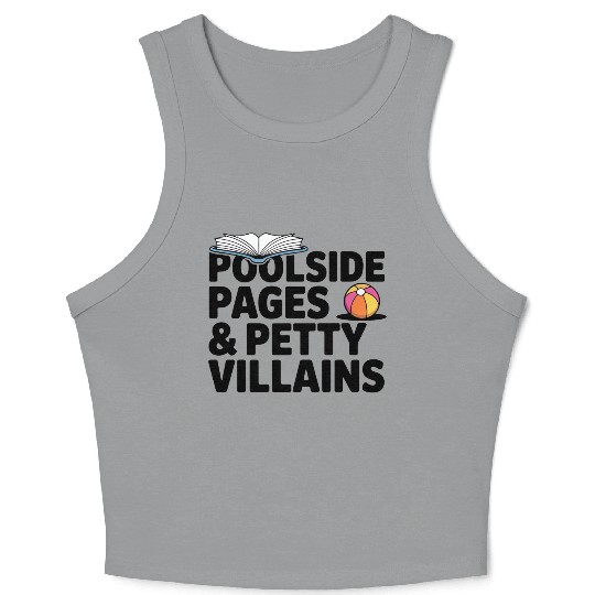 Poolside Pages Petty Villains Crop Tank Top