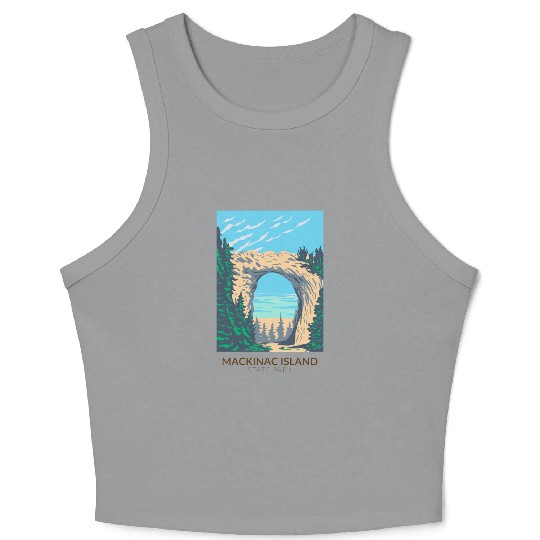Mackinac Island Crop Tank Top