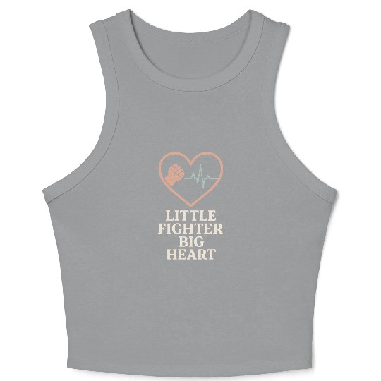 NICU Parent Pride Preemie Warrior Neonatal Crop Tank Top