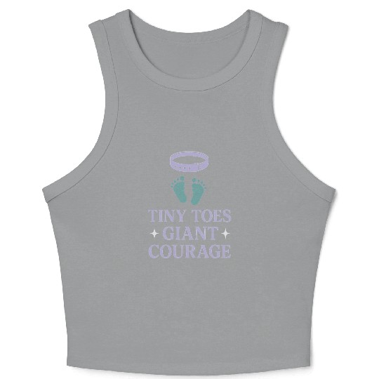 NICU Parent Pride Preemie Warrior Neonatal Crop Tank Top