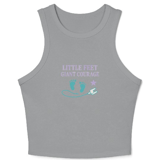 NICU Parent Pride Preemie Warrior Neonatal Crop Tank Top