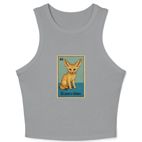 EL ZORRO FÉNEC - THE FENNEC FOX - LA LOTERÍA Crop Tank Top