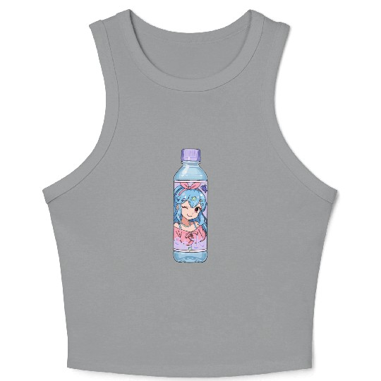 S+ Bao the Whale Gatcha Vtuber Vending Machine Crop Tank Top