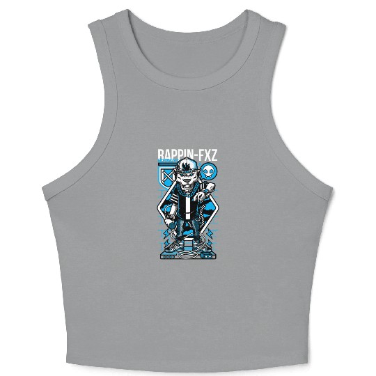 "Beast Flow: Street Rap Alpha" Crop Tank Top