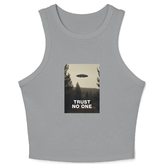 Trust No One/The X-Files poster, S01E24 1994 Crop Tank Top