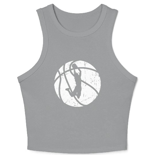 Basketball Player Crop Tank Top
