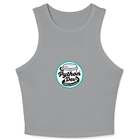 Python Developer – Caffeine Powered Crop Tank Top