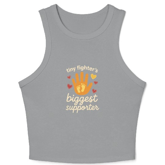 NICU Sibling Preemie Big Brother Big Sister Crop Tank Top